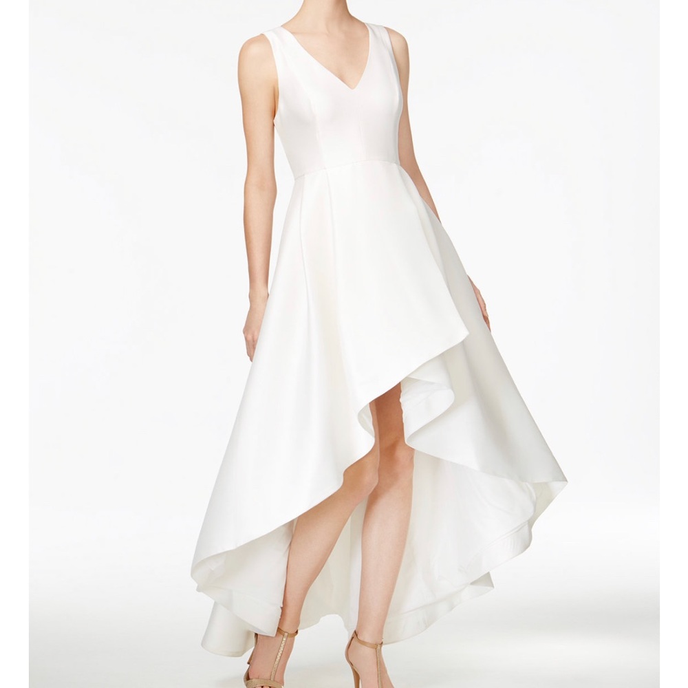 Calvin Klein High-Low Gown